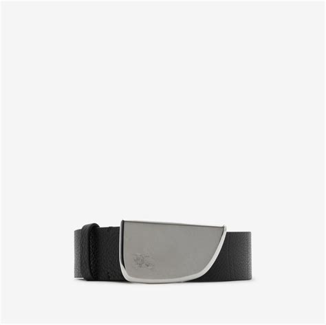 burberry bracciali|Leather B Shield Bracelet in Gold/military .